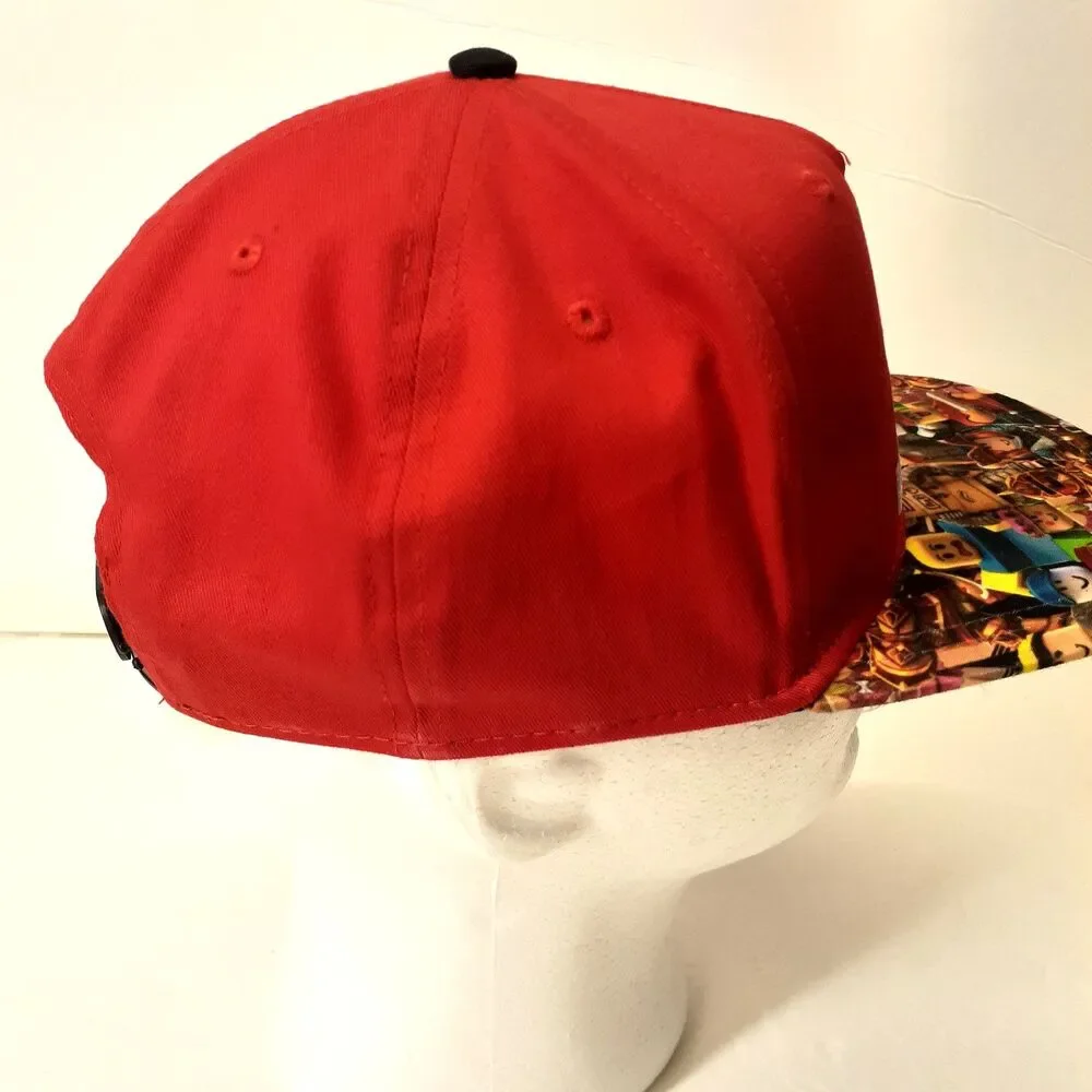 Roblox Baseball Hat Cap Characters Snapback Youth OSFM Video Game Merch